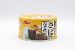 ニッスイ さばみそ煮 魚介和惣菜シリーズの鯖缶1